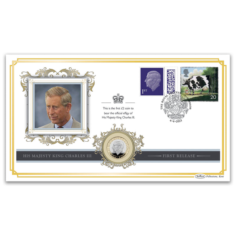 HM King Charles III £2 Special Coin Cover