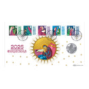 2025 Christmas Stamps Coin Cover