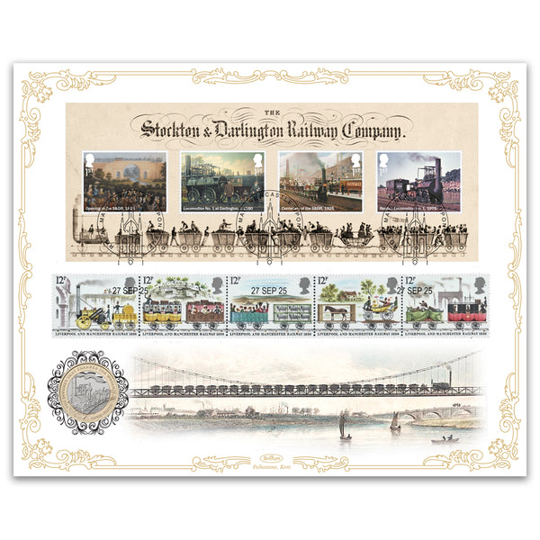2025 Railways 200th Anniversary Special Coin Cover