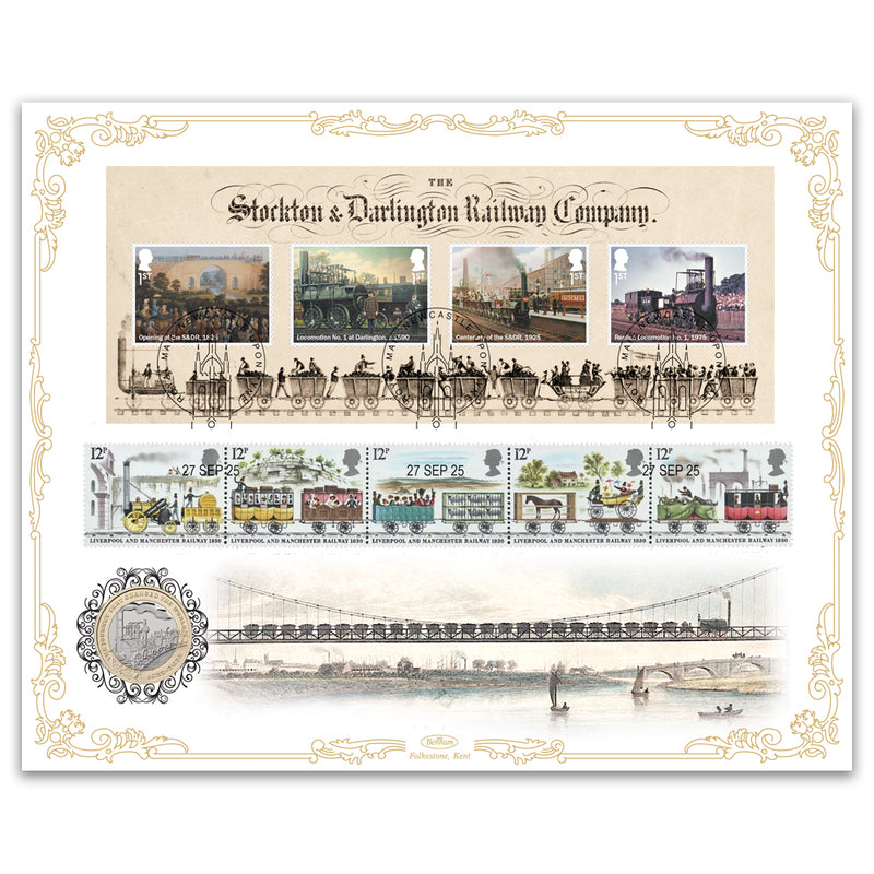 2025 Railways 200th Anniversary Special Coin Cover