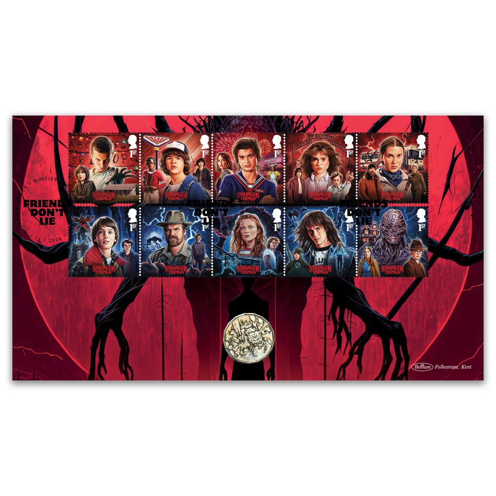 2026 Stranger Things Stamps Coin Cover