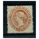 Nflnd 1865-71 12c Red-brown, mtd mint, minute adhesion. SG28