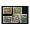 NFLND 1910  8c to 15c Colonization top values, fresh mtd mint. SG101-05