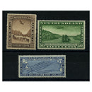 NFLND 1931 Airmail set (3v) without wmk, fine mtd mint. SG192-94