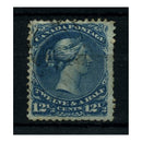 Canada 1868-90 12½c Bright blue, fine used. SG60