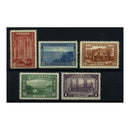 Canada 1937-38 10c-$1 Top value defins, fresh mtd mint. SG363-67_CAND0363MMS