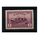 Canada 1949 $1 O.H.M.S., lightly mtd mint. SGO170