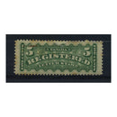 Canada 1889-92 5c Blue-green, mtd mint, toned. SGR7