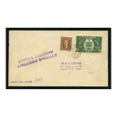 Canada 1939 10c Special delivery used on registered FDC with 2c definitive. SG358, S9