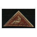 Cape of GH 1864 1d Deep brown-red, 2.5 margins, wmk from edge of sheet, fine pen-cancel used. SG18b_CAVC0018BUA