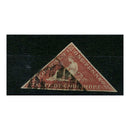 Cape of GH 1863-64 1d Deep carmine-red, good to fine used with full 3 margins. SG18_CAVC0018U