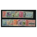 Cayman Is. 1950 Pictorial definitive set to 10/-, fresh mtd mint. SG135-47