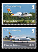 Cayman Airways 4 value set  7/8/18