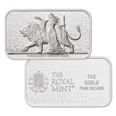 Royal Mint Una & the Lion 1oz Silver Minted Bar