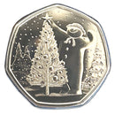2024 The Snowman Uncirculated 50p Coin