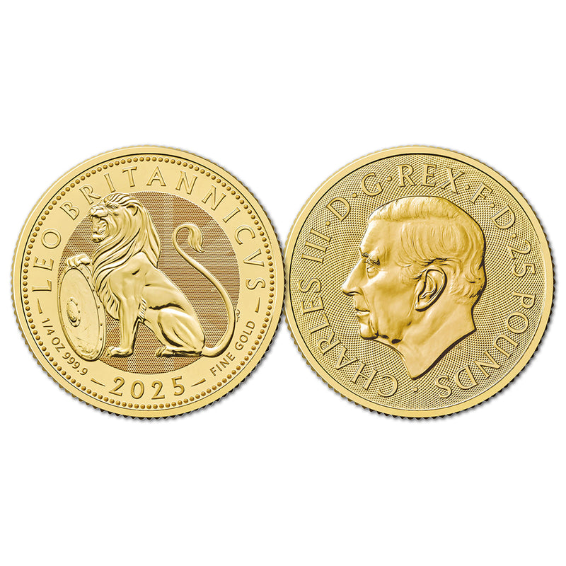 2025 British Lion 1/4 oz Gold Coin_CBN1238A