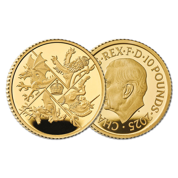 2025 The Four Nations UK 1/10th oz Gold Proof Coin