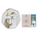 2025 The Snowman BU Colourised UK 50p Coin