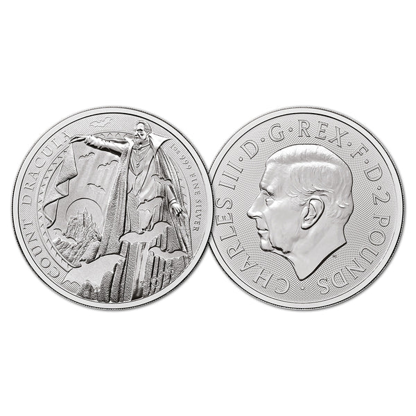 2025 Count Dracula 1oz Silver Bullion Coin