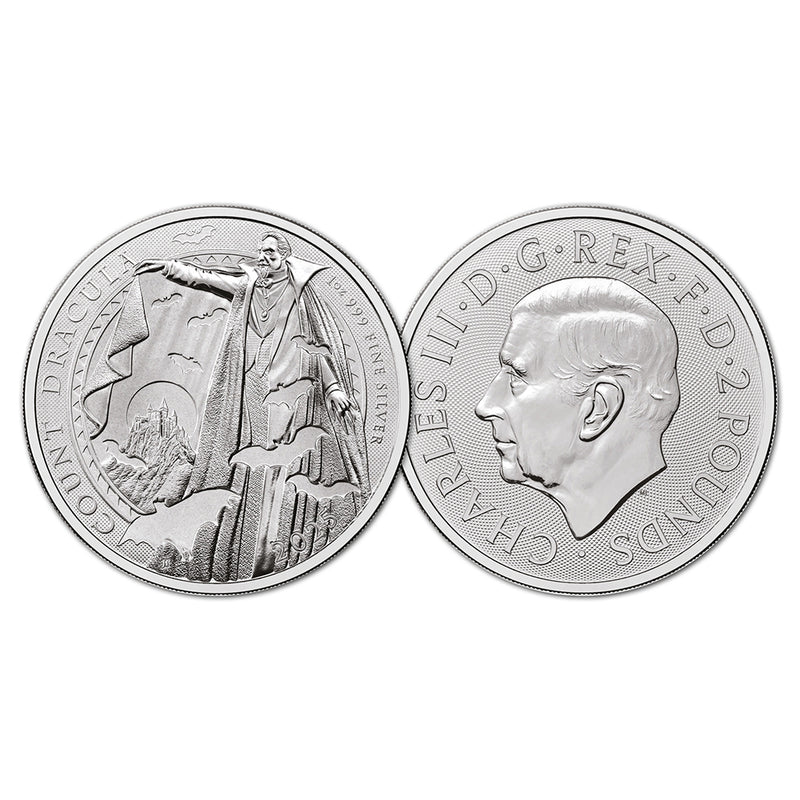 2025 Count Dracula 1oz Silver Bullion Coin