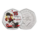 2026 75 Years of Dennis the Menace UK 50p Colour Coin_CBN1255A