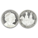 2017 Platinum Wedding Anniversary £5 Silver Proof Coin_CBN1259