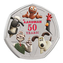 2026 50 Years of Aardman UK 50p Colour Coin_CBN1262A