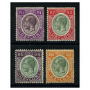 Ceylon 1927-29 1r-10r High value definitives, fresh mtd mint. SG363-66