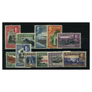 Ceylon 1935-36 Pictorial definitive set (11v), original perfs,  fine mtd mint. SG368-78