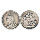 Great Britain 1892 Silver St. George & Dragon Crown Coin_CROWN1892