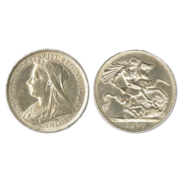 1897 Silver Crown Coin