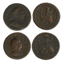 Pair of Regal Halfpennys