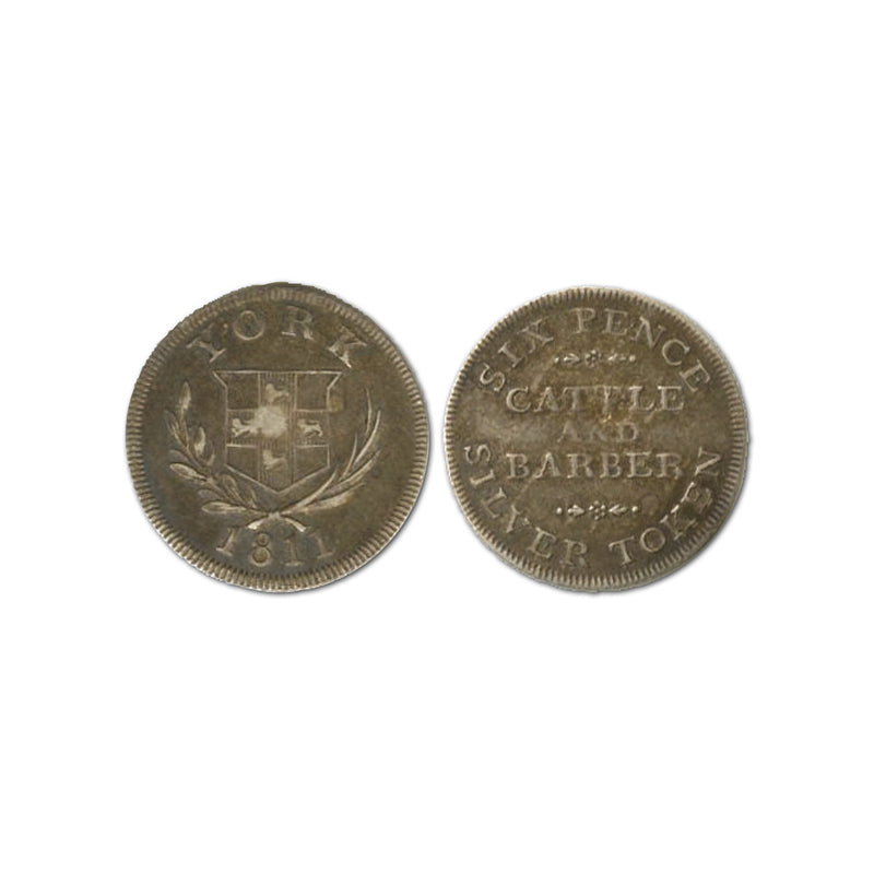 1811 Silver Commercial 6d Token