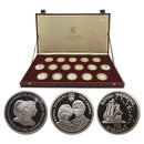 The Royal Marriage Commemorative Silver Proof Coin Collection