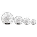 The Lion and The Eagle 2024 UK Four-Coin Fractional Silver Proof Set