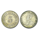 1919 Straits Settlements Silver 5 cents