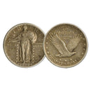 USA 1918 S Silver Standing Liberty Quarter Dollar (25 Cent) Coin_CXC0421