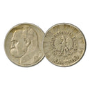 Poland 1936 Silver 10 Zlotych Coin - Pilsudski_CXC0422
