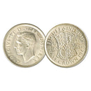 1943 Silver George VI Halfcrown Coin - Uncirculated_CXC0435