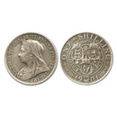 1901 Silver Shilling Coin Queen Victoria_CXC0442