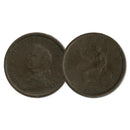 Ireland (British) 1815 Duke of Wellington Penny Token Overstruck_CXC0452