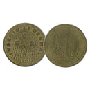 Argentina ca 1930 Ledesma Sugar Plantation 20 Centavo Token_CXC0471