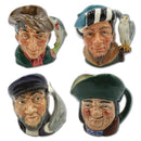 Royal Doulton Small Toby Jugs x 4