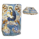 Italian Faience Mother & Child Plaque