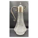 Falstaff Glass & Silver plate Bacchus Wine Jug