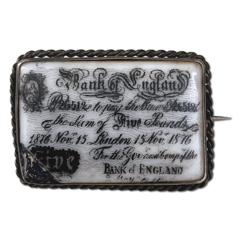 Enamel & Silver £5 Brooch_CXH0273