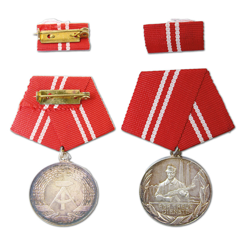 East Germany 1965-78 25yrs Service Silver Medal