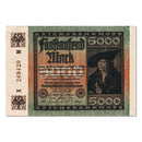 Five thousand Mark 1922 Reichsbank bank note