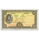 Ireland 1974 £5 Note. Sans-serif date, Au, BNYB