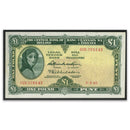 Ireland 1963 £1 Note. Mujmbuexxchain / Whitaker, unc, BNYB